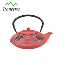 Wholesale Chinese antique metal enamel cast iron teapot